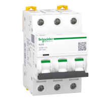 Автоматичний вимикач 50А, 3 полюси, крива C, Acti9 iC60N A9F79350 Schneider Electric