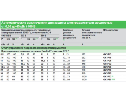 GV3P40 автомат захисту двигуна 30...40A Schneider Electric