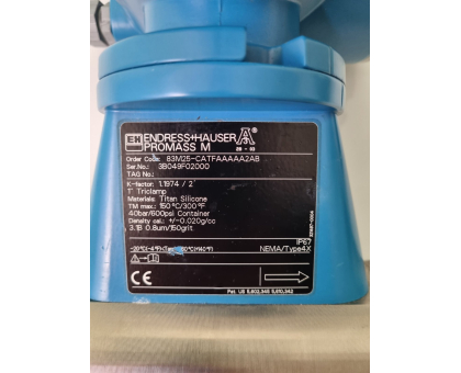 Витратомір коріолісовий Promass 83M25 ( 83M25-CATFAAAAA2AB) DN25 Endress+Hauser