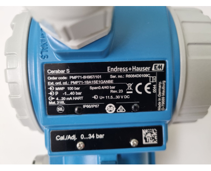 Cerabar S PMP71 перетворювач тиску Endress+Hauser (40Bar)