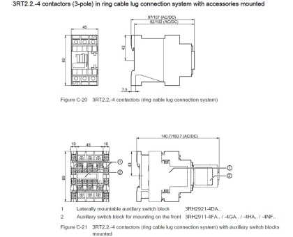 3RT2023-1AF00 контактор 4 кВт 9А 110В AC 1NO+1NC SIEMENS