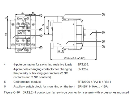 3RT2023-1AF00 контактор 4 кВт 9А 110В AC 1NO+1NC SIEMENS