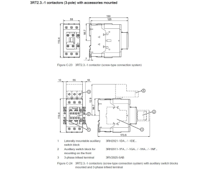 3RT2035-3NF30 контактор 18,5 кВт 83...155В AC/DC 1NO+1NC SIEMENS