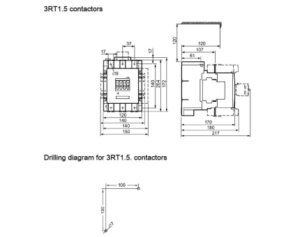3RT1054-6PF35, контактор 55 кВт SIEMENS