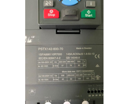 PSTX142-600-70 пристрій плавного пуску 75 кВт 142А ABB (1SFA898110R7000) б.в. гарантія
