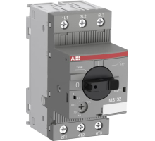 MS132-0.25 автомат захисту двигуна 0.16...0.25А, Ics=100кА (1SAM350000R1002) ABB