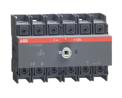 OT125F6 Выключатель нагрузки 125 ампер (1SCA105057R1001) ABB