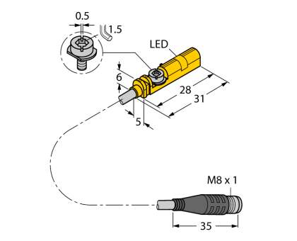 BIM-UNT-AN6X-0.3-PSG3S (4685705) Turck