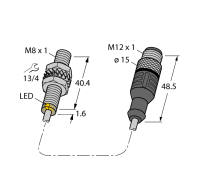 BIM-EG08-Y1X-2-RS4.21T/S90 (100001364) Turck
