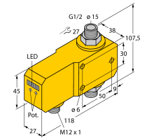 FCI-D15A4P-LIX-H1141 (6870670) Turck