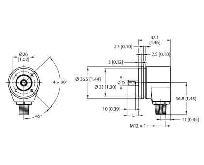REI-04QA0S-4A2500-H1181 (100011170) Turck